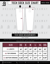 NJ Titans Sublimated Tech Socks - Extras
